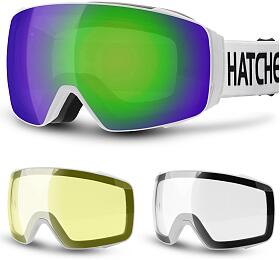 Hatchey Set Snipe white + Lens clear, white / full revo black red