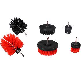 Sada kart na vrtaku pro itn auta CAR DETAILING DRILL BRUSH 6, 6ks SIXTOL