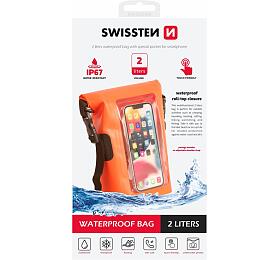 Vodotsn pouzdro Swissten Waterproof, oranov