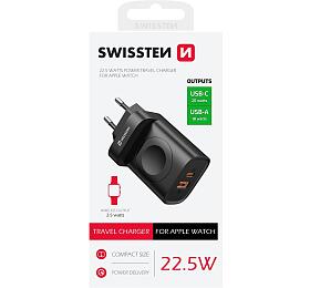 Sov adaptr Swissten 1xUSB-A, 1xUSB-C a Apple Watch