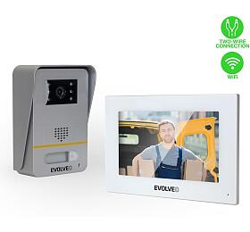 EVOLVEO DoorPhone AP1-2, drtov videotelefon s aplikac, bl (DPAP1-W)