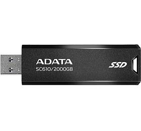 ADATA SC610 / 2TB / SSD / Externí / Černá / 5R (SC610-2000G-CBK/RD)