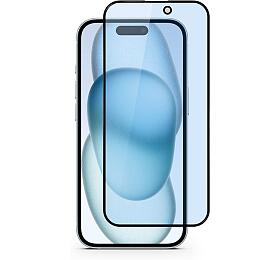 Epico 3D+ Glass Blue Light Protection IM iPhone 15 Plus - s apliktorem