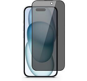 Epico Edge to Edge Privacy Glass IM iPhone 15 Plus - s apliktorem