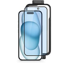 Epico 3D+ Glass Blue Light Protection with installation frame iPhone 15 Plus