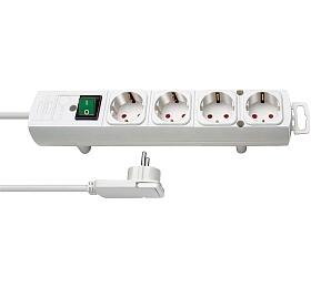 zsuvka prodlouen 4cestn 2 m Bl - 4 x Zsuvka TYPE F Brennenstuhl BN-1153120100