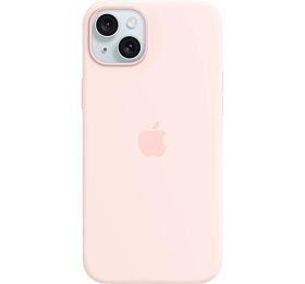 Apple iPhone 15+ Silicone Case with MS - Light Pink (MT143ZM/A)