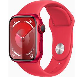 Apple Watch S9 Cell/41mm/PRODUCT RED/Sport Band/PRODUCT RED/-S/M (MRY63QC/A)