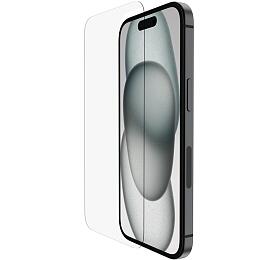 Belkin SCREENFORCE UltraGlass2 Anti-Microbial ochrann sklo pro iPhone 16 / 15 / 14 Pro (OVA131zz)