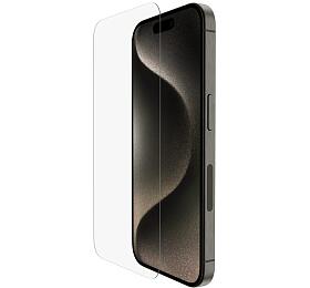 Belkin SCREENFORCE UltraGlass2 Anti-Microbial ochrann sklo pro iPhone 15 Pro (OVA133zz)