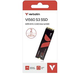 Verbatim SSD 2TB M.2 2280 SATA III Vi560 S3 interní disk, Solid State Drive (49365)