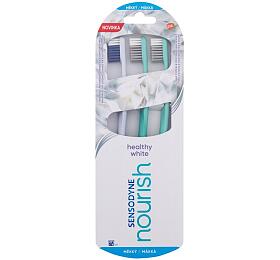 Klasick zubn kartek Sensodyne Nourish Healthy White, 3 ml (Soft Trio)