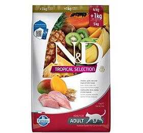 N&amp;D TROPICAL SELECTION CAT Adult Chicken 4+1kg