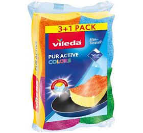Houbika VILEDA Pur Active Colors 3+1ks 169492