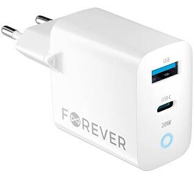 Rychlonabjeka do st Forever TC-06-20AC PD QC 1x USB-C 1x USB 20W bl