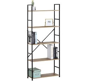 Regál, mdf, hnědá, GD-225 OAK Autronic