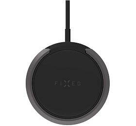 Bezdrtov nabjeka FIXED MagPad s podporou uchycen MagSafe a stojnkem, 15W, ern