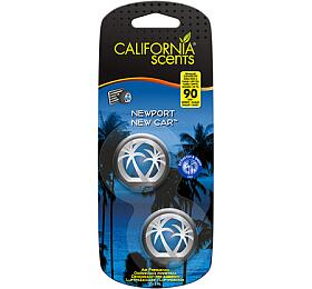 California Scents Mini Diffuser Newport New Car vn do auta 2 x 3 ml