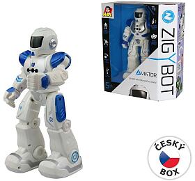 Robot Zigybot Viktor 27cm, 21 funkc (modr)