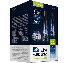 COLORWAY 5x LED etz/ vnitn / 5x 20 LED / dlka 5x 2m / vce barevn/ napjen baterie (CW-GC-20L2BMC)