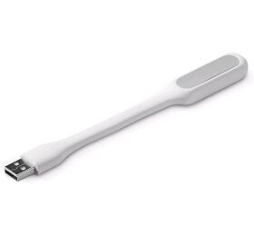 USB lampička k notebooku C-TECH UNL-04, flexibilní, bílá