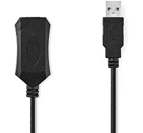 Aktivní kabel USB NEDIS CCGL60EXTBK100