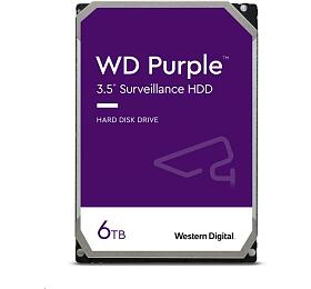 Western Digital WD PURPLE WD64PURZ 6TB, SATA III 3.5&quot;, 256MB, 175MB/s, Low Noise, CMR