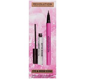 Gel a pomda na obo Makeup Revolution London Eye &amp; Brow Icons Gift Set, 3 ml