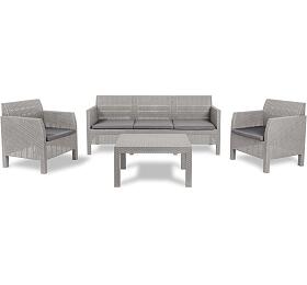 MATILDE 5 SEATER zahradn plastov set - ed TOOMAX