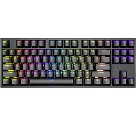 GENESIS genesis hern mechanick klvesnice THOR 404/RGB/Gateron Yellow Pro/Drtov USB/US layout/ern (NKG-2069)