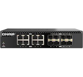 QNAP switch QSW-3216R-8S8T (8x 10G GbE porty + 8x 10G SFP+ porty, polovin ka)