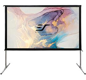 ELITE SCREENS pltno mobiln outdoor stativ 150&quot; (381cm)/ 16:9/ 186,9332cm/ hlinkov/ gain 1.1/ CineWhite (OMS150H2)