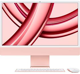 Apple iMac 24/23,5&quot;/4480 x 2520/M3/8GB/256GB SSD / M3 / Sonoma / Pink / 1R (MQRD3CZ/A)