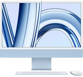 Apple iMac 24/23,5&quot;/4480 x 2520/M3/8GB/256GB SSD / M3 / Sonoma / Blue / 1R (MQRQ3CZ/A)