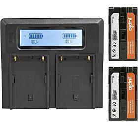 Set Jupio 2ks baterie NP-F970 (6000mAh) s duln nabjekou