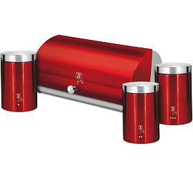 Chlebnk a sada dz na potraviny BERLINGERHAUS Burgundy Metallic Line BH-6729, 4 kusy