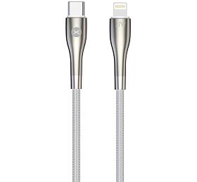 Kabel Forever USB-C/Lightning 1m 27W bílý