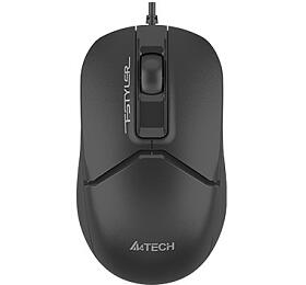 A4tech FSTYLER optická kancelářská myš, USB-C+USB-A, černá (FM12ST-BK)