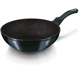 BERLINGERHAUS Wok s mramorovm povrchem 28 cm Metallic Line Aquamarine Edition BH-1875