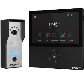 EVOLVEO DoorPhone AHD7, Sada domcho WiFi videotelefonu s ovldnm brny nebo dve, ern monitor (DPAHD7-B)