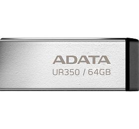 ADATA UR350/64GB/USB 3.2/USB-A/Černá (UR350-64G-RSR/BK)