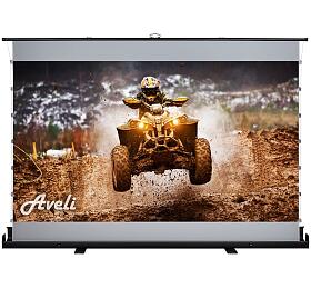 Pltno AVELI PREMIUM,floor up manual,black,221x124(16:9) 100" (XRT-00290)