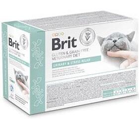 Brit Veterinary Diets Brit VD Cat Pouch fillets in Gravy Urinary+Stres12x85g