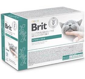 Brit Veterinary Diets Brit VD Cat Pouch fillets in Gravy Sterilised 12x85g