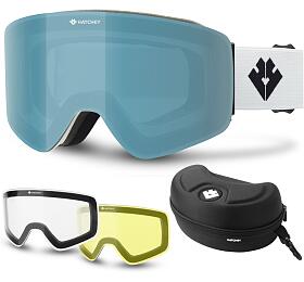 Hatchey Set Fenix Plus + Clear Lens + Hard Case, white / full revo dream blue