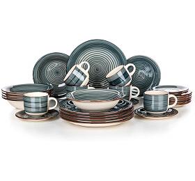 BANQUET Sada jdeln SPIRAL BLUE, 30 ks (60319753)