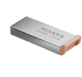 A-Data ADATA Flash Disk 32GB UR350, USB 3.2 Dash Drive, kov hnd (UR350-32G-RSR/BG)