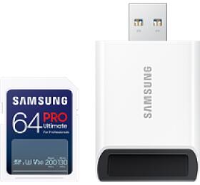 Samsung SDXC PRO ULTIMATE / SDXC / 64GB / USB 2.0/Class 10/+ Adaptr (MB-SY64SB/WW)