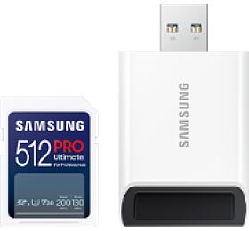 Samsung SDXC PRO ULTIMATE / SDXC / 512GB / USB 2.0/Class 10/+ Adaptr (MB-SY512SB/WW)