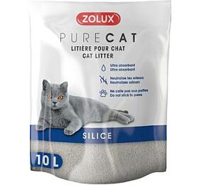 Podestlka PURECAT natural silica 10l Zolux